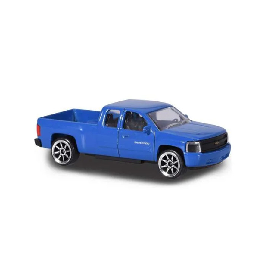 Majorette Street Cars Chevrolet Silverado Blue - Loose