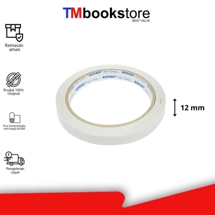 

DOUBLE TAPE 12MM HG BLUE KENKO TMBOOKSTORE