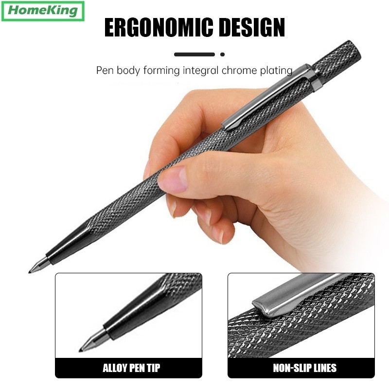 

Pena Ukiran Ubin Baja Tungsten Yang Tajam/Pena Ukir Tungsten Carbide Alat Tulis Potong Kaca Keramik Granit Pen / HomeKing