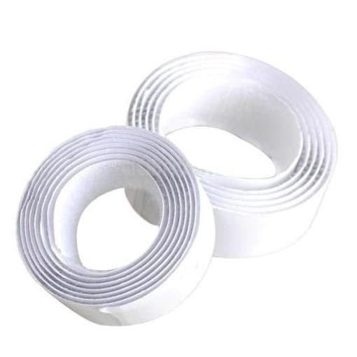 

KPL99 Velcro 20mm White 1m 2 Rolls Strong Self Adhesive Magic Hook Loop Tape - Hook & Loop