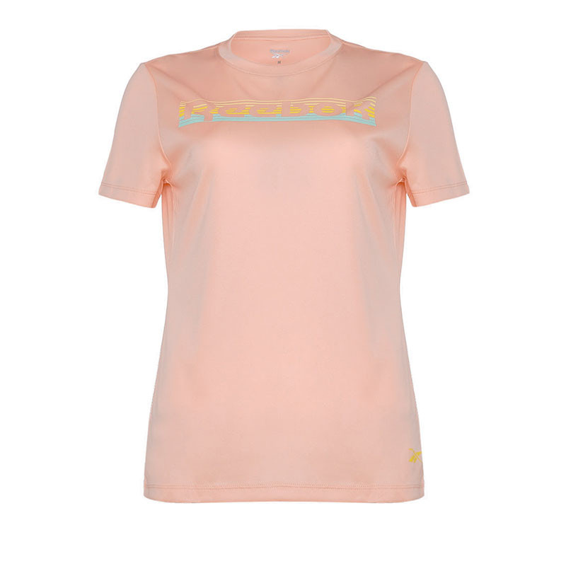 Reebok Women Running T Shirt -Peach