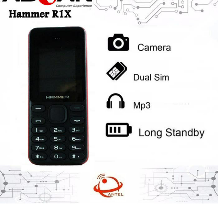 Advan R1X Hammer Dual SIM 3G Black