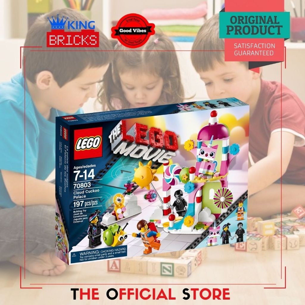 KingToys88 Mainan LEGO Original MOVIE 70803 Cloud Cuckoo Palace - Mainan Anak Edukasi Film Kreatif  