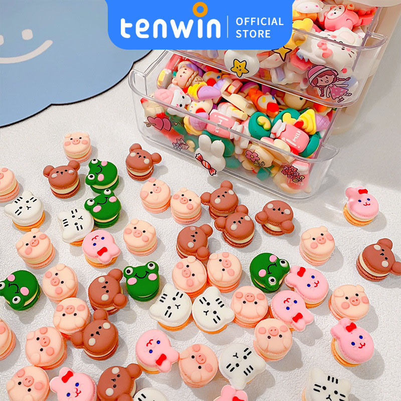 

3D Stiker kartun lucu 4 pcs stiker gelas air Stiker stereo DIY stiker kulkas handphone-tenwin offical