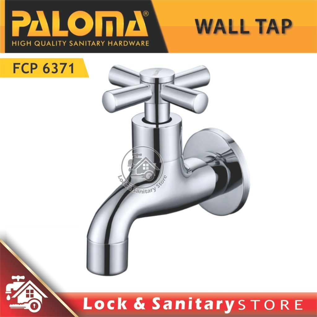 Kran Tembok PALOMA FCP 6371 Kran Kamar Mandi Kran Dinding Kran Air