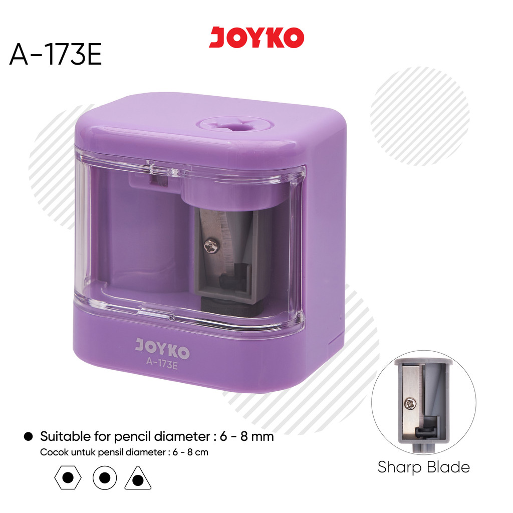 

ELECTRIC SHARPENER JOYKO A-157E | RAUTAN ELEKTRIK JOYKO A-157E | OROTAN PENSIL | SERUTAN