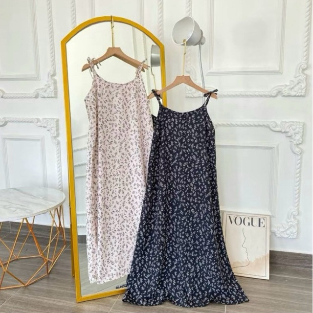 JEJU OVERALL KOREAN STYLE/YUBI OVERAL WANITA KOREA/SLOPPY DRESS MOTIF BUNGA