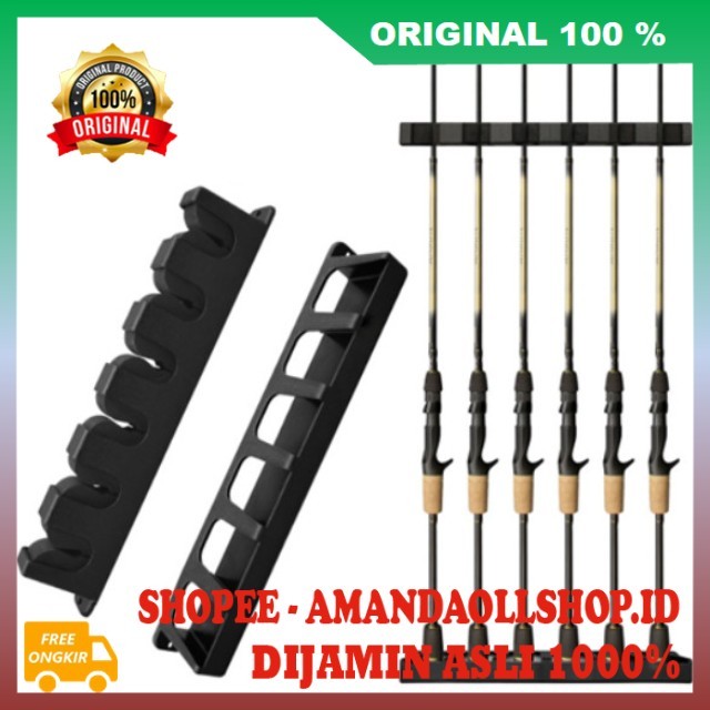 Rak Pancing Dinding Gantungan Pancing Joran Dinding Tempat Pancing Dinding Rak Joran Pancing Dinding
