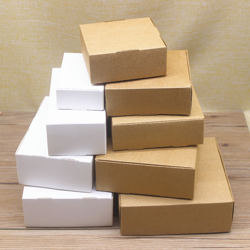 

Paper plane box 10pcs Multi Size Kraft /white Packaging Box Wedding Party Favor Supplies Handmade So