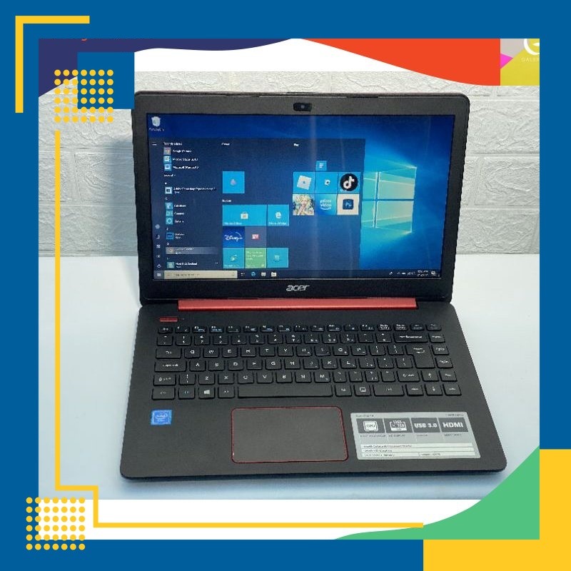 LAPTOP ACER ONE 14 L1410 RAM 2 GB LAYAR 14 INC