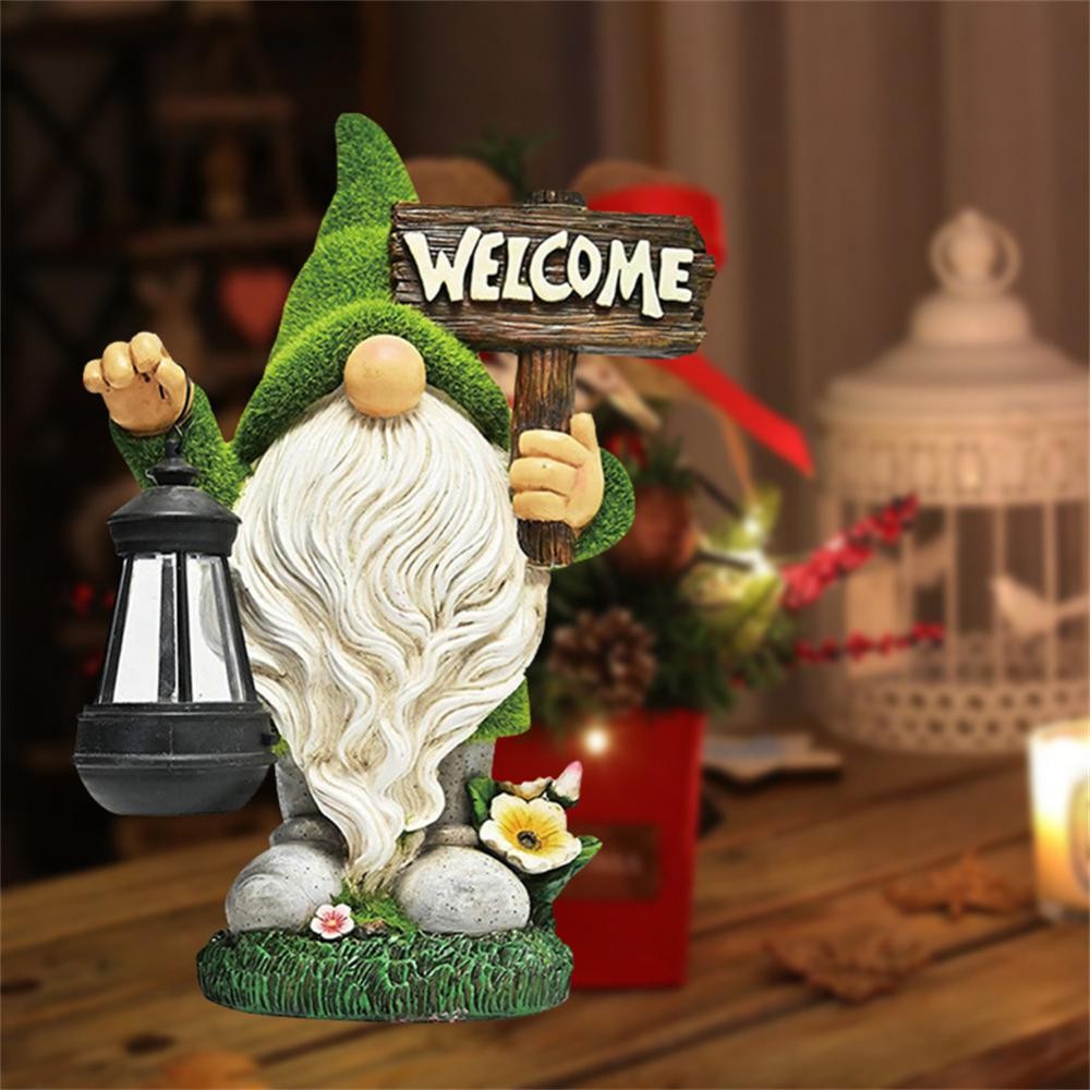 1 Pc Garden Gnomes Magical Christmas Sticker Creative Christmas Craft Gnomes Statues Outdoor Decorat