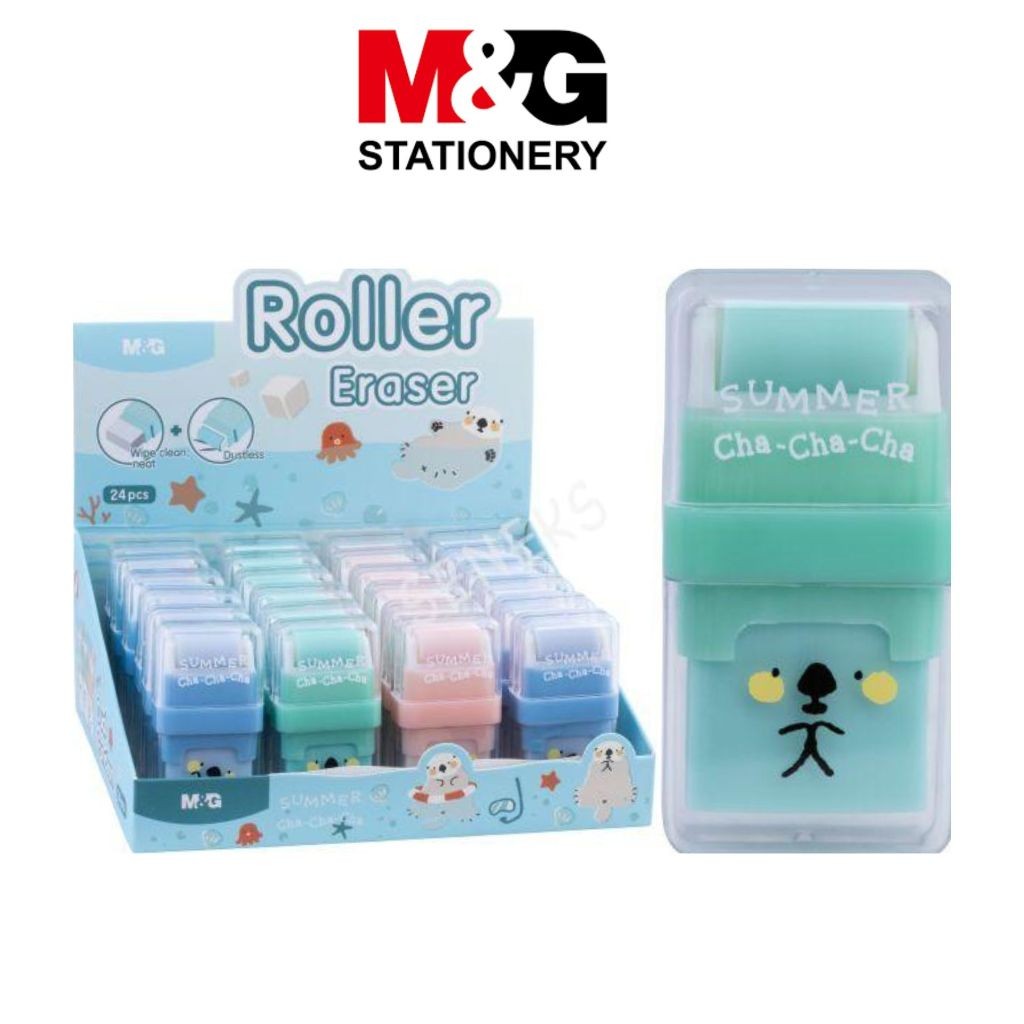 

Penghapus Roll M&G Plastic Eraser #AXP963KM Bentuk Summer Chacha Gagang plastic dengan Roll Pembersih - SATUAN- SHSNP