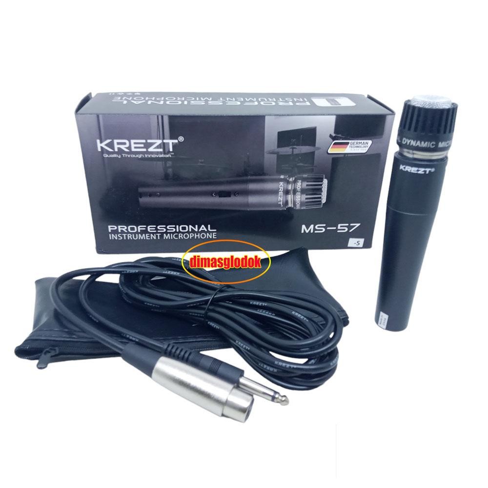 Mic Kabel Krezt MS 57 Original Instrument MS-57+S Switch Mik KREZT Mik Kendang