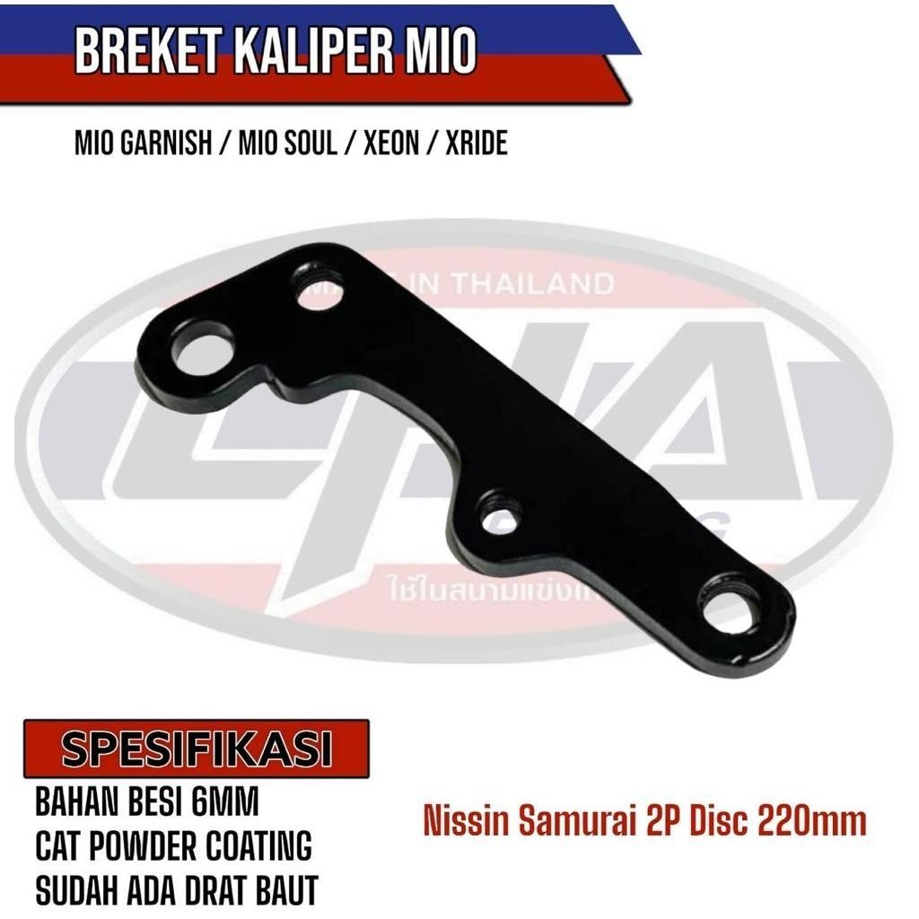 Breket Kaliper MIO Kaliper NISSIN SAMURAI 2 Piston Dan 4 Piston