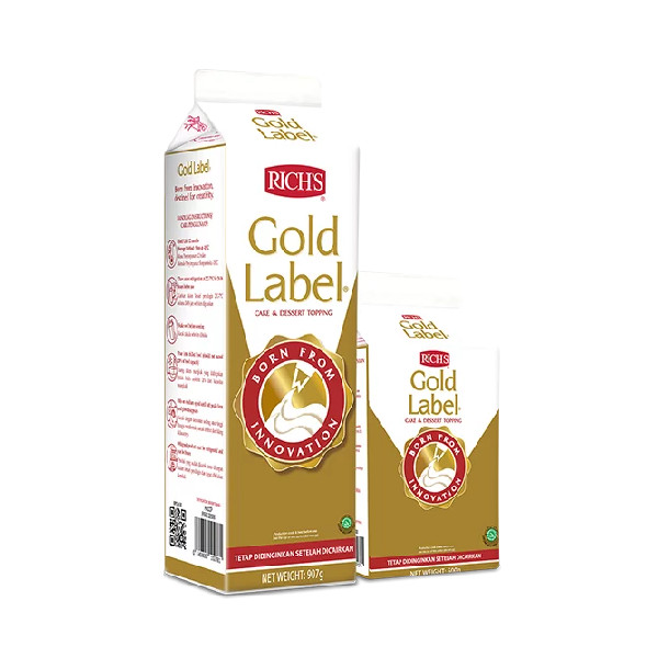 

✨ TOMOTOSTORE ✨ RICH'S GOLD LABEL Whipping Cream | RICH Label Emas Topping untuk Kue dan Dessert