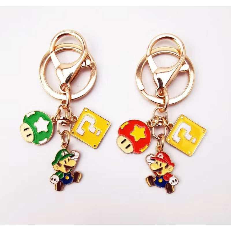 Gantungan Kunci Super Mario Bros / Mario Keychain / Gantungan Kunci Luigi Mario