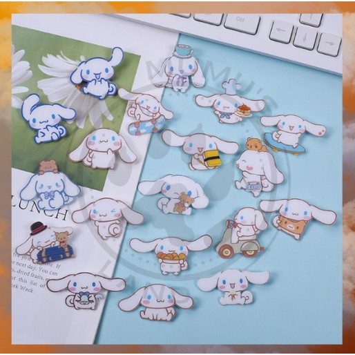 Bros Pin Karakter Cartoon Bunny 20 Motif Gaya Jepang Korea Aksesoris Pakaian Fashion Korea (SR CN)