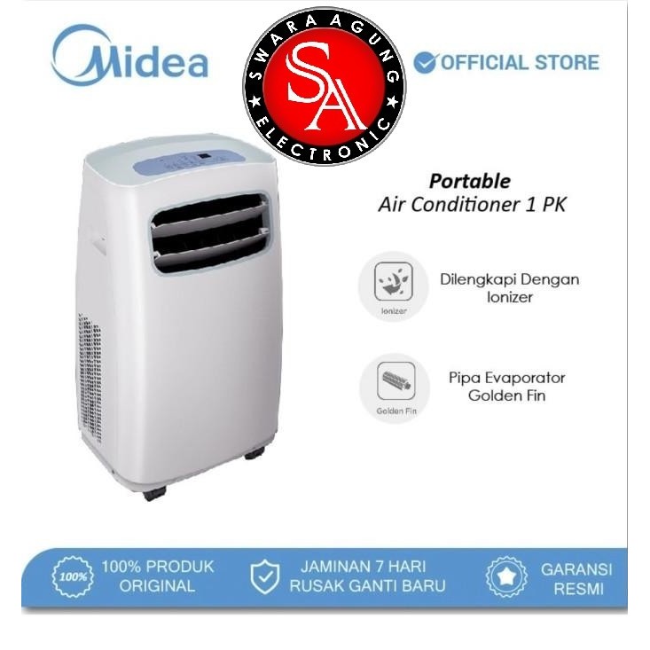 Ac Portable 1 PK Midea Type : MPF2-09CRN1 (Khusus Daerah Medan)