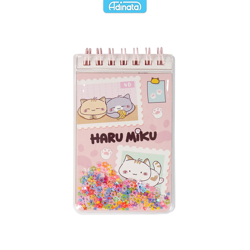 

Haru Miku Memo Glitter 2452-4613 / Buku Memo / Notes / Buku Karakter / Adinata