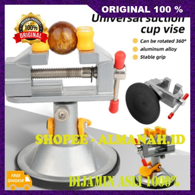 [BISA COD] Rotation Bench Vise Ragum Clamp Jepit Meja Rotasi 360 Ragum Catok Besi Penjepit ASLI