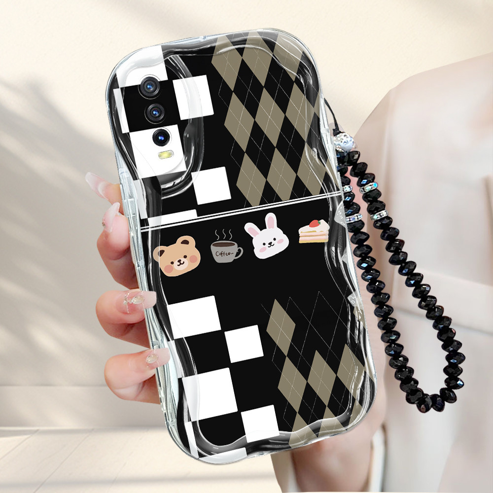 Casing Hp Untuk Vivo Y12A Y20SG Y20i Y20S Y12S Y20 2021 Tali Pengikat B7 Cassing Soft Phone Case Sof