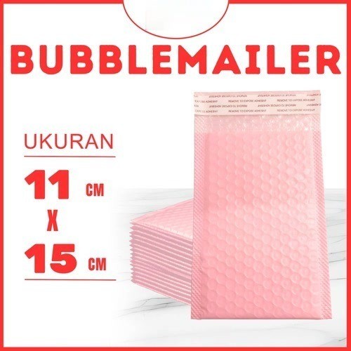 

Amplop Bubble Mailer Wrap 11X15 cm Pink Premium Quality MURAH