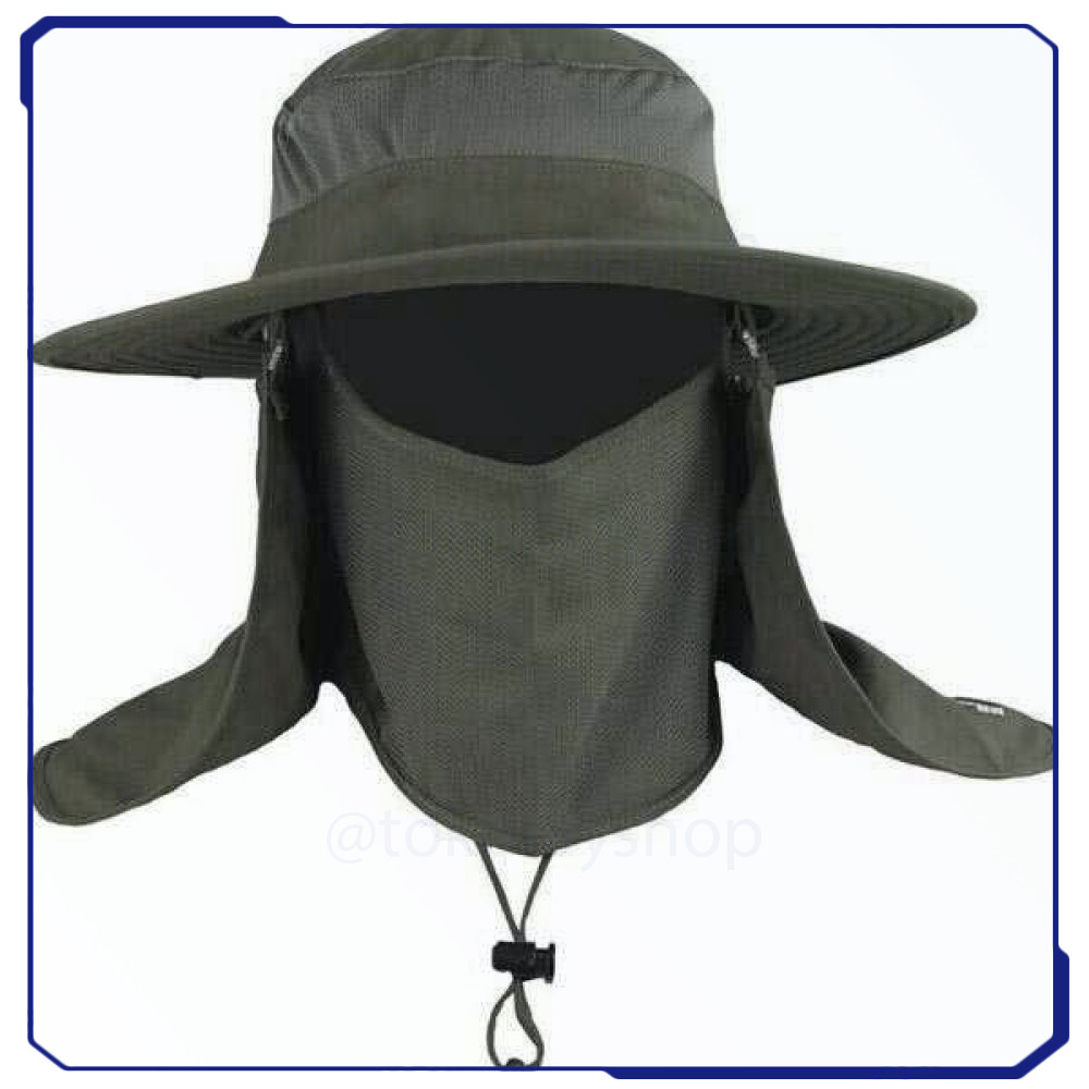 Topi Gunung dengan Sarung Wajah