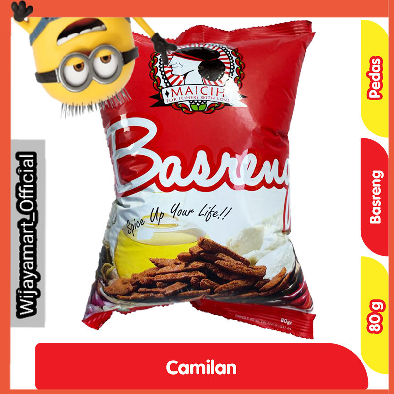 

Maicih Keripik Basreng Pedas 80 g