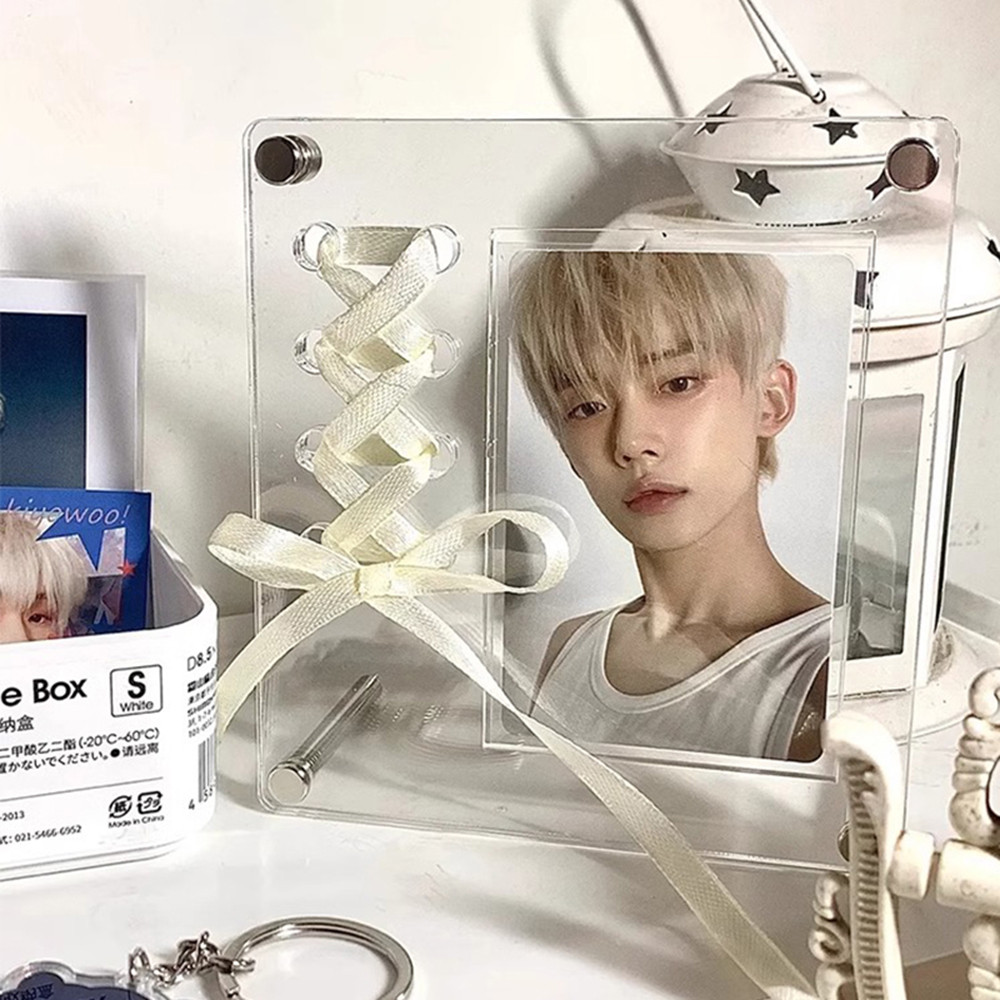 CD Picture Acrylic Display Stand Photo Frame Transparent  Idol Picture Frame Ins Picture Display Hol