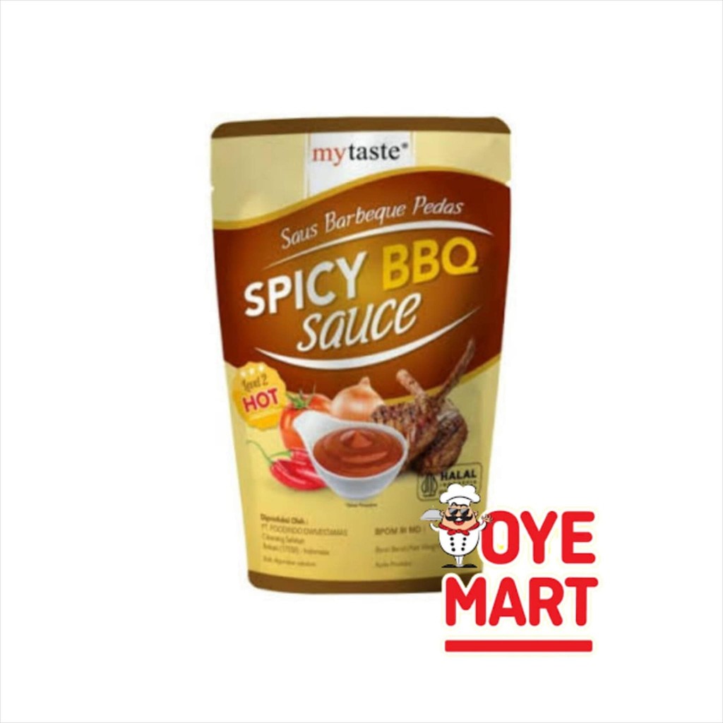 

MYTASTE SPICY BBQ SAUCE LEVEL 3 500GR / SAUS BARBEQUE PEDAS