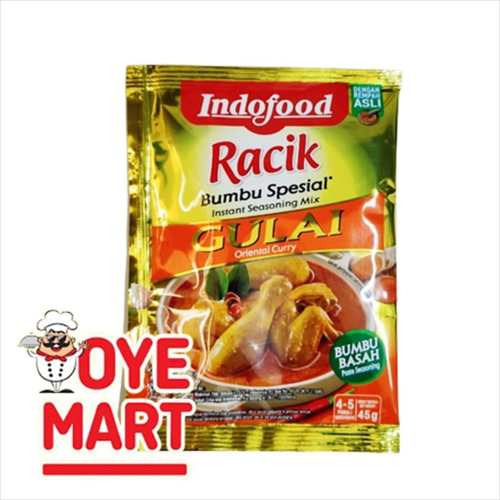 

INDOFOOD RACIK BUMBU SPESIAL GULAI 45GR / BUMBU BASAH