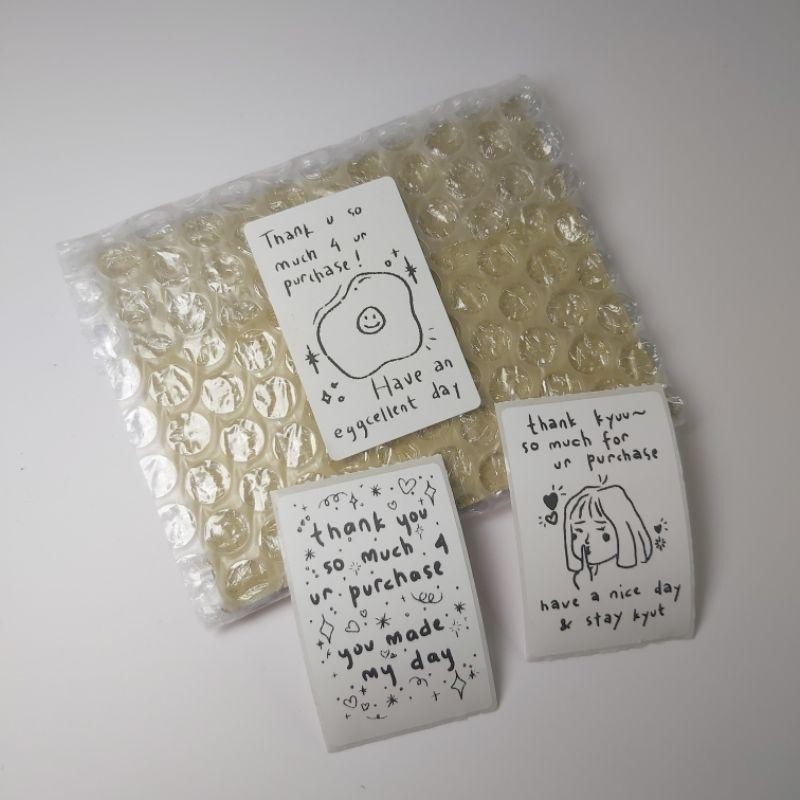 

10pcs - sticker label thank you