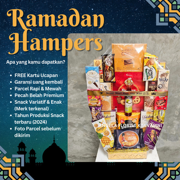 

DISKON PARCEL SNACK LEBARAN, NATAL & TAHUN BARU - UKURAN L - Snack Grande