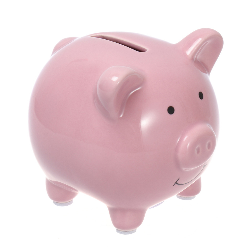 

Imikeya Ceramic Piggy Bank Cute Pig Money Bank Coin Bank Girls Boys Decorative Coin Bank Money Saver Gift