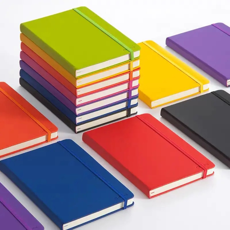

160 page, A5/A6 Business Strap Notebook Student Stationery Notepad Hand Account Book Sub Hand Account Book