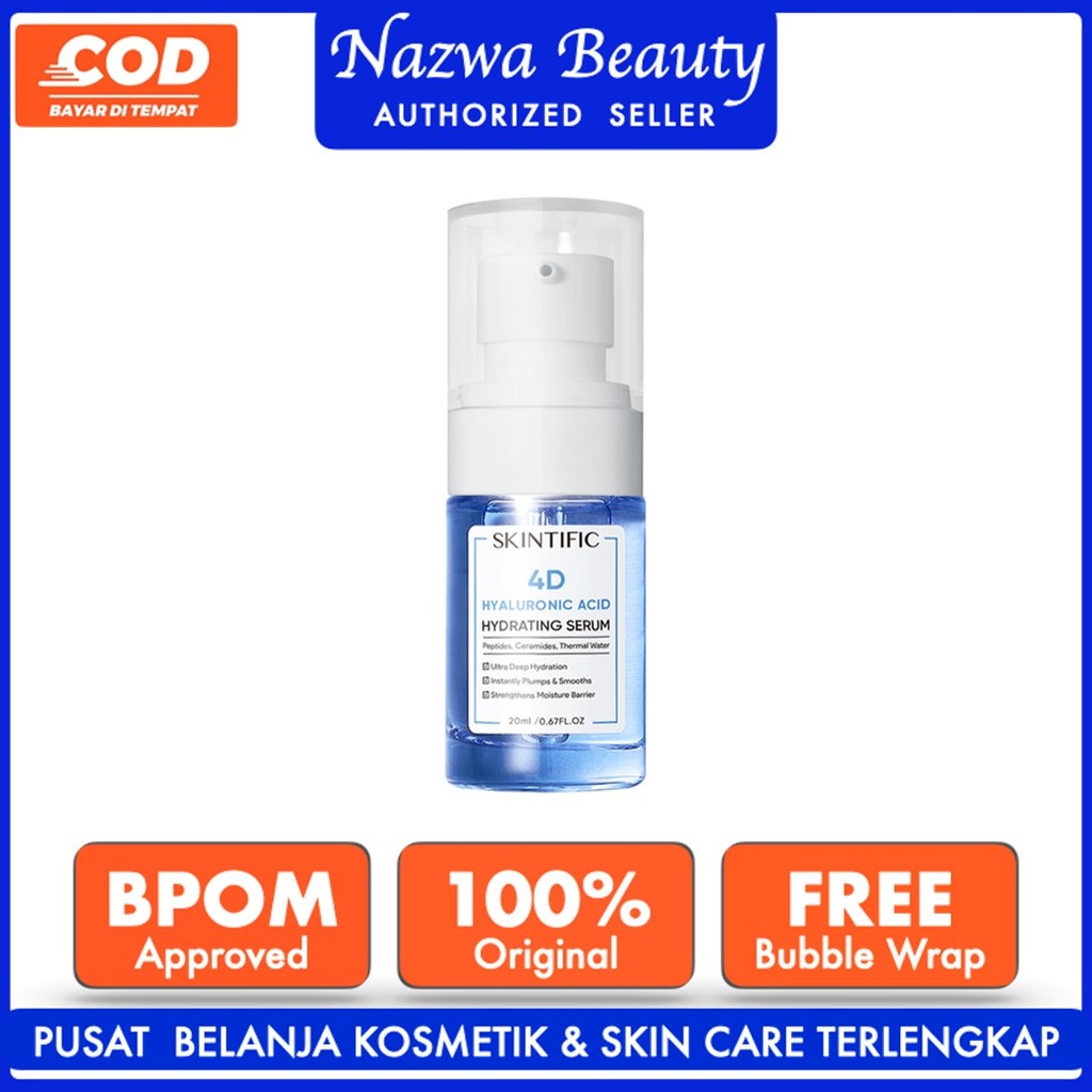 Nazwa Beauty SKINTIFIC 4D Hyaluronic Acid Hydrating Serum 20ml | Merawat skin barrier Serum Mencerah