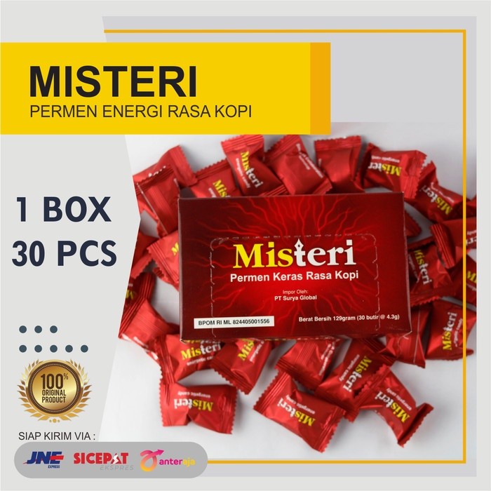 Misteri Candy ,Permen Misteri Stamina Kuat Pria Dewasa 1 Box 30 Pcs