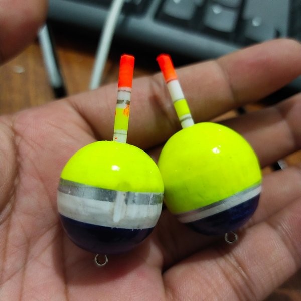 pelampung pancing starlet siang dan malam bentuk bulat kumbul kukumbul kumul kukumul