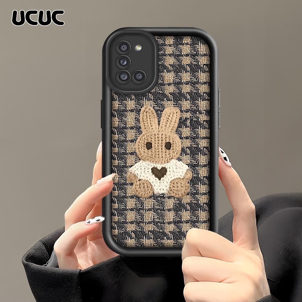 UCUC Compitable With Samsung A31 Soft Silicone Untuk Case Casing Hp Softcase Kesing Camera Shockproo