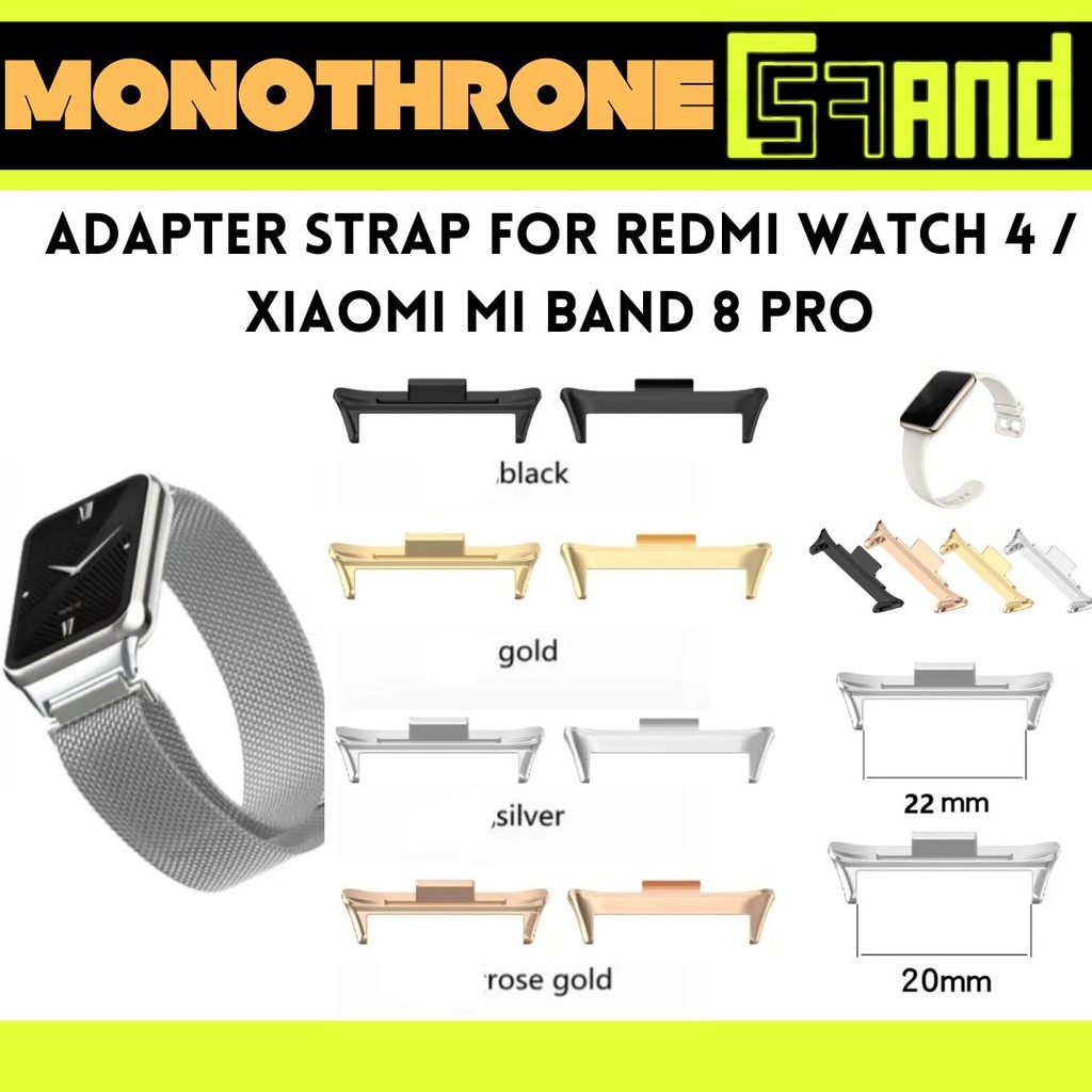 Adapter Strap Redmi Watch 4 Xiaomi Band 8 Pro Mi Band 8 Pro Smartband 8 Pro Miband 8 Pro Adapter Str