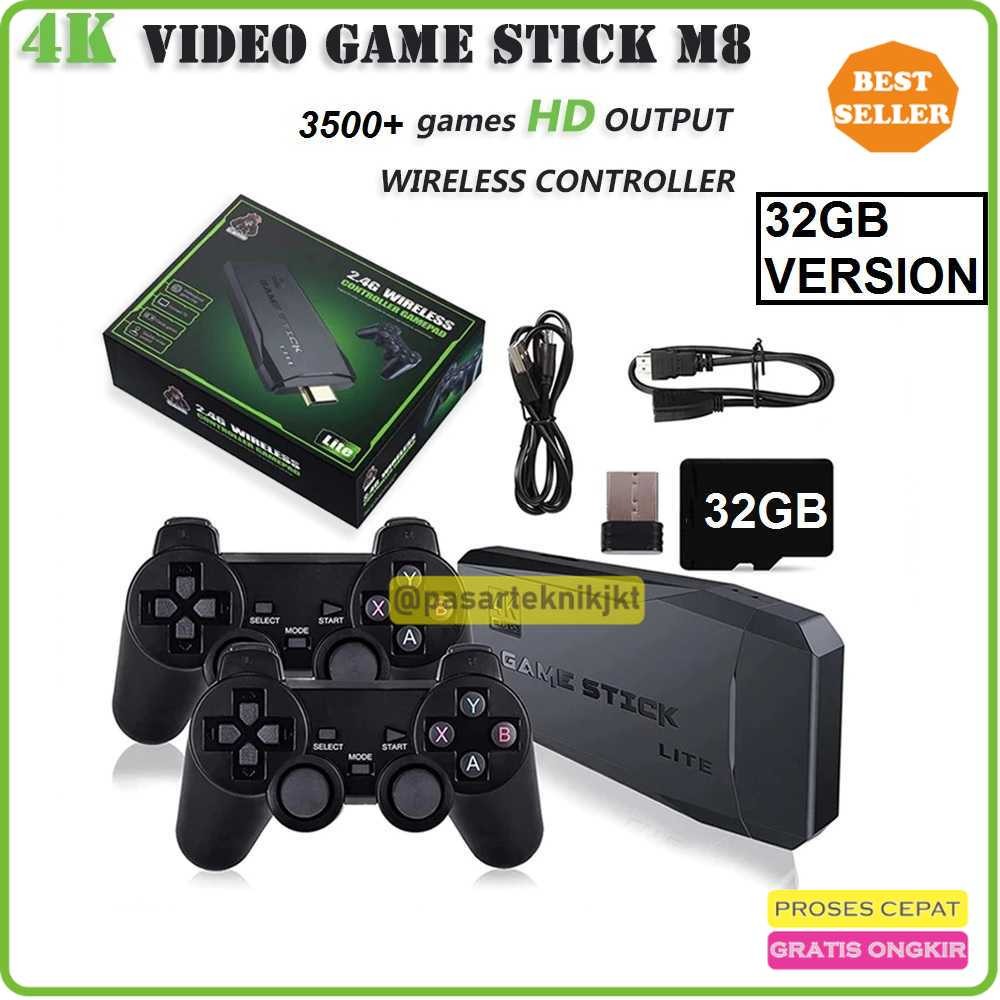 M8 - Retro Game Console Stick 4K UHD - Game Jadul