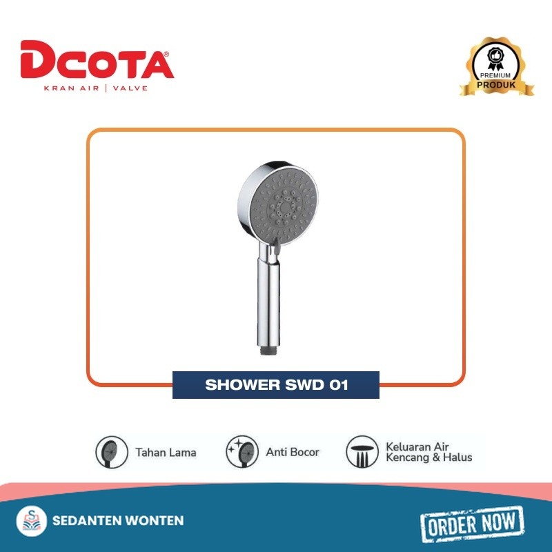 Dcota Hand Shower / Shower Mandi Shower Dcota SWD 01 1/2"