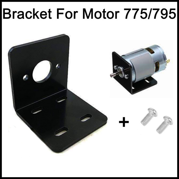 Bracket Motor DC 775 dudukan Holder Mounting dinamo Bracket Besi 775