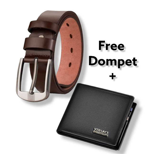 GESPER COLECTION GRATIS DOMPET. ikat pinggang kulit pria. ikat pinggang model tusuk. GL-703 ikat pin