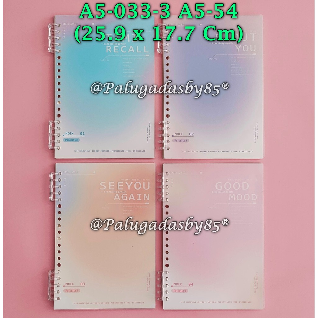 

(1 Biji) Refillable Spiral Note Book A5 54 Lembar 21.2*14.7 / Refillable Spiral Notes GXIMP A5-033-3