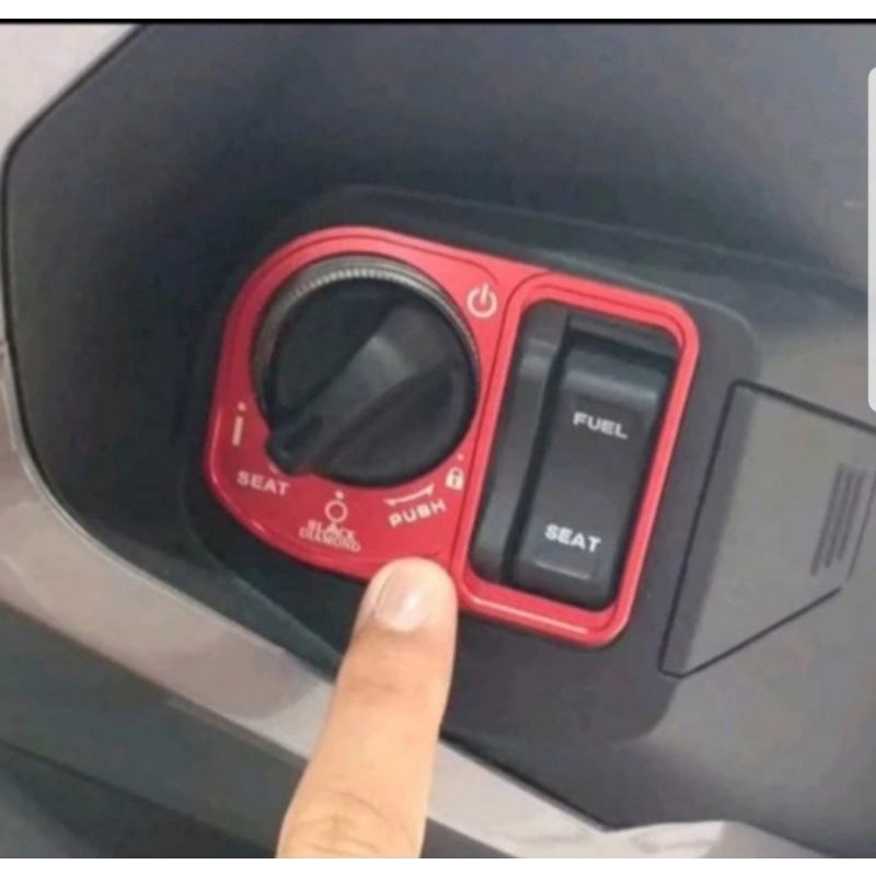 Tutup Cover Kunci Kontak Honda Adv 160 New/Honda Adv 150/Pcx 150/Pcx 160/Vario 150/160 New BLACK DIA