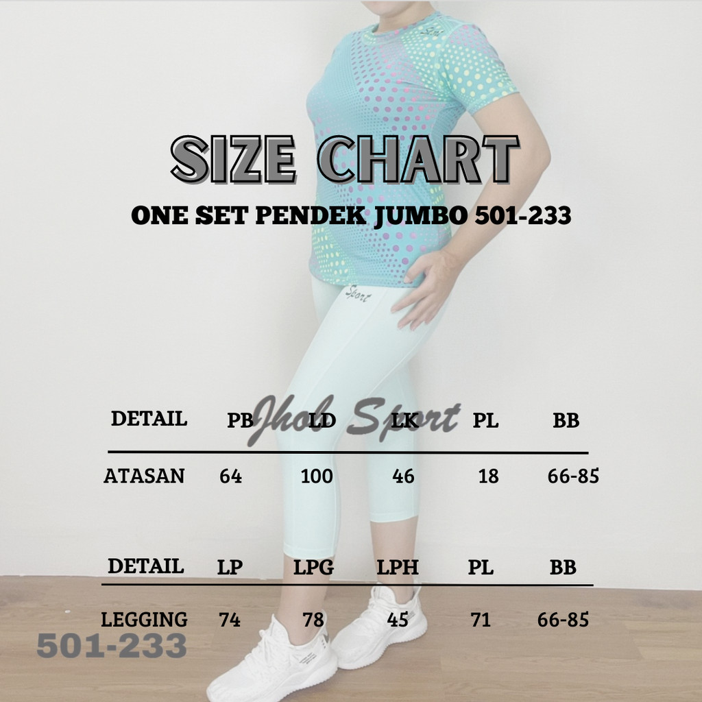RB Setelan Olahraga Pendek Jumbo/Setelan Zumba Wanita/Setelan Aerobik
