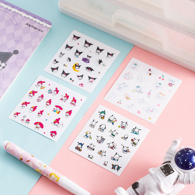 

COD Stiker Sanrio Stiker Kartun Anak-anak Stiker Tahan Air Putri Lucu Stiker Kuromi G