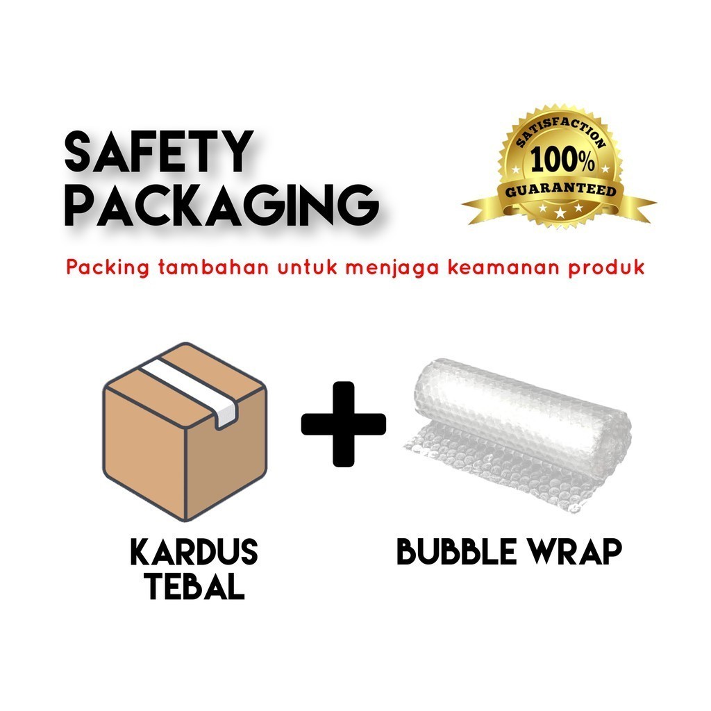 

WS_ Kardus Box + Bublle Wrap Tambahan Untuk Safety Pesanan Temper Gass Tambahan