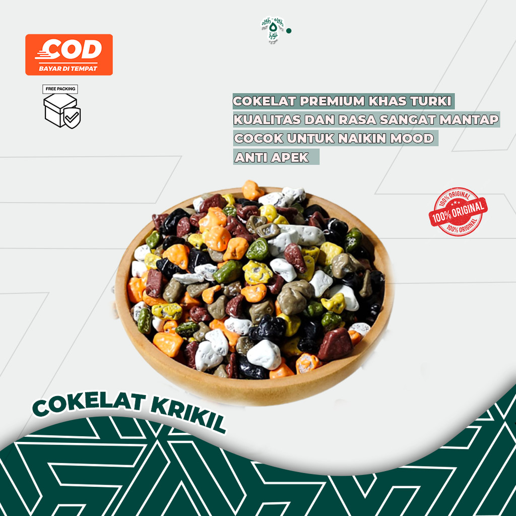 

COKLAT KERIKIL BATU OLEH OLEH HAJI UMROH 100gr
